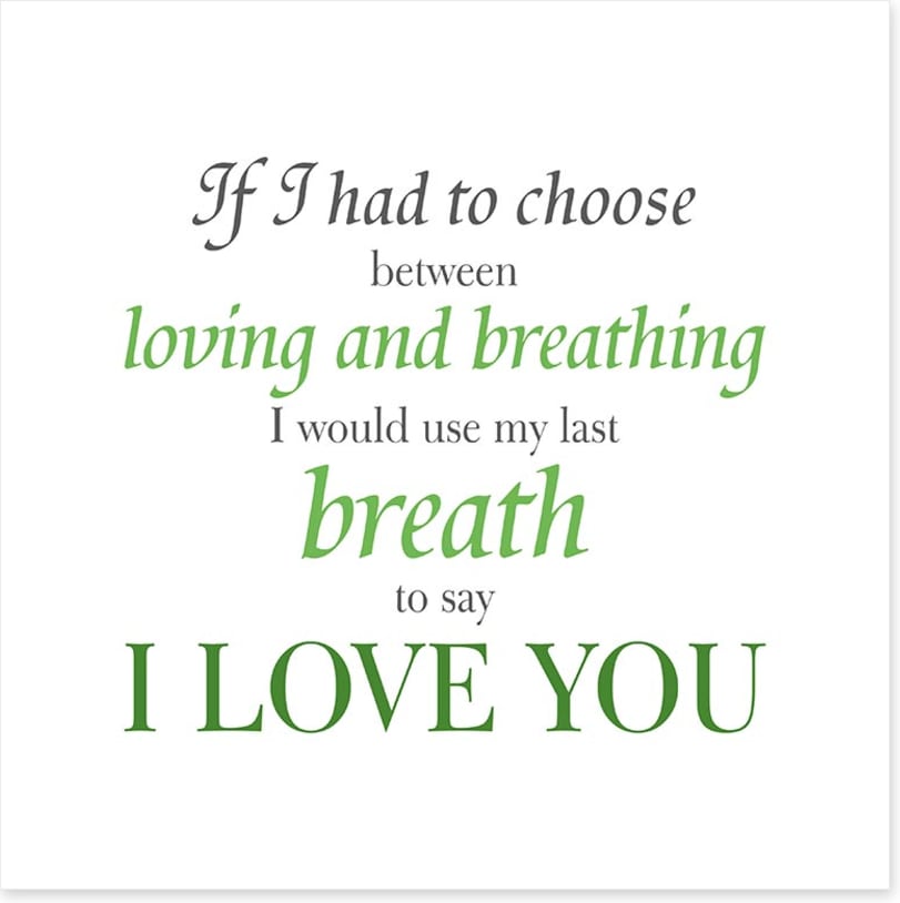 My last breath