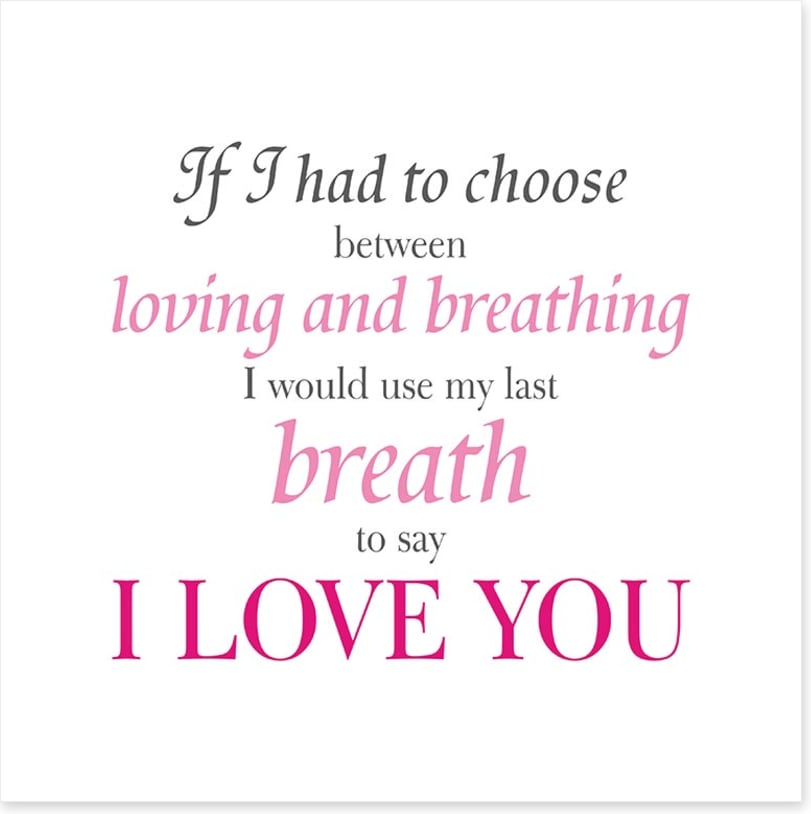 My last breath