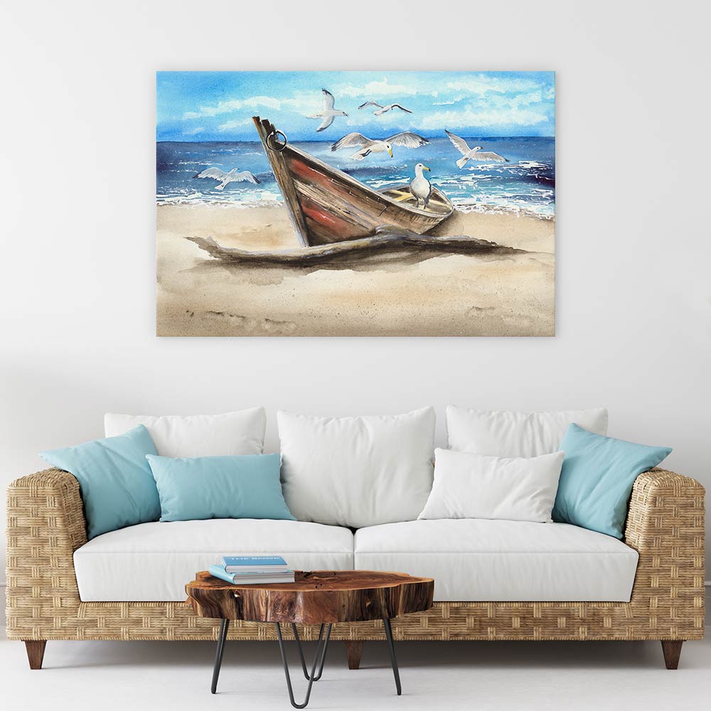 Beached with the birds