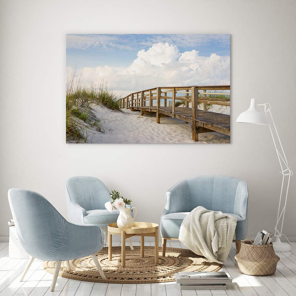 Across the sand dunes