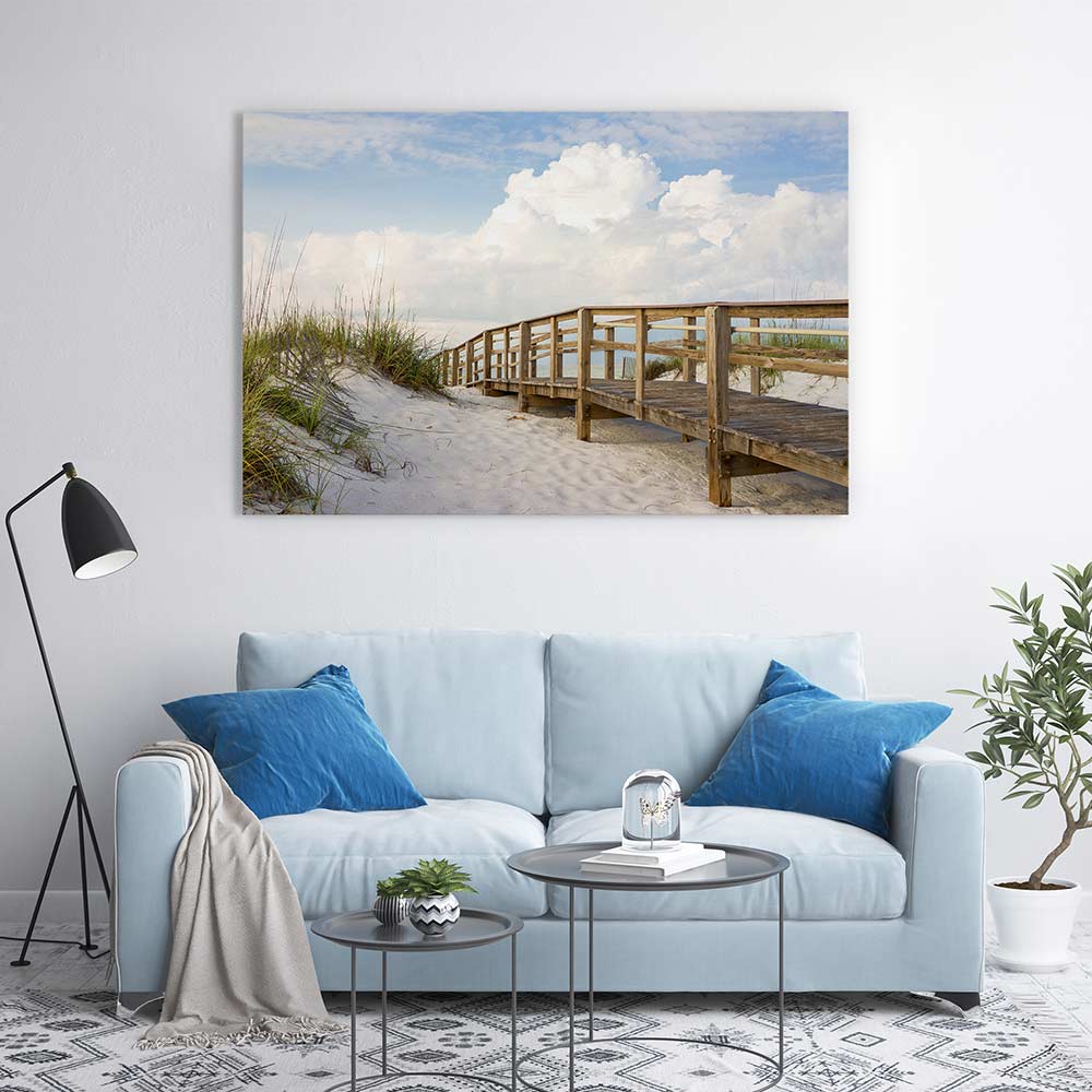 Across the sand dunes