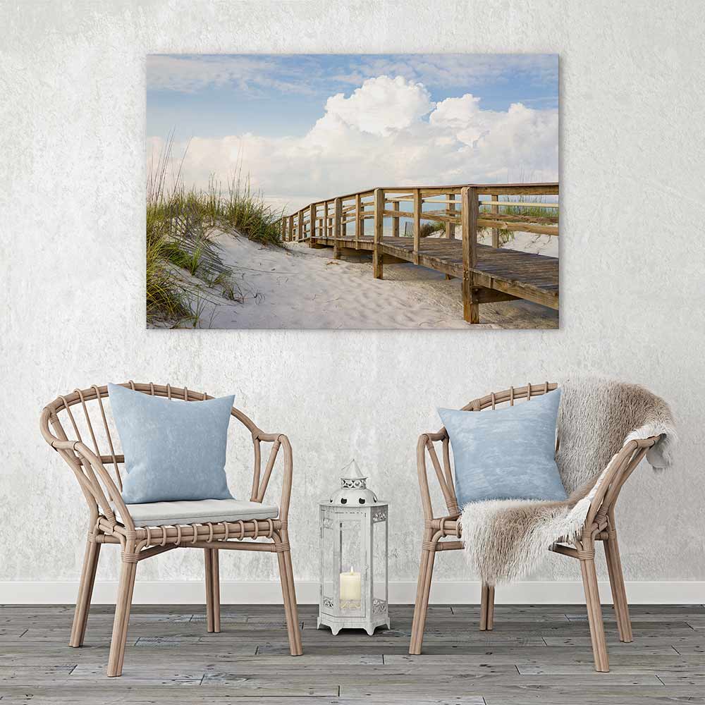 Across the sand dunes