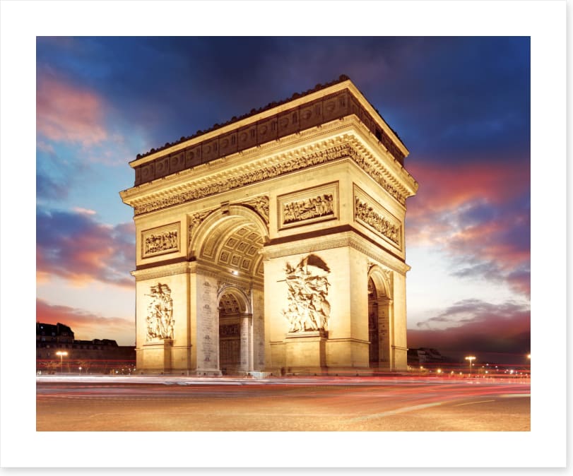 Arc de Triumph at dusk (Custom)