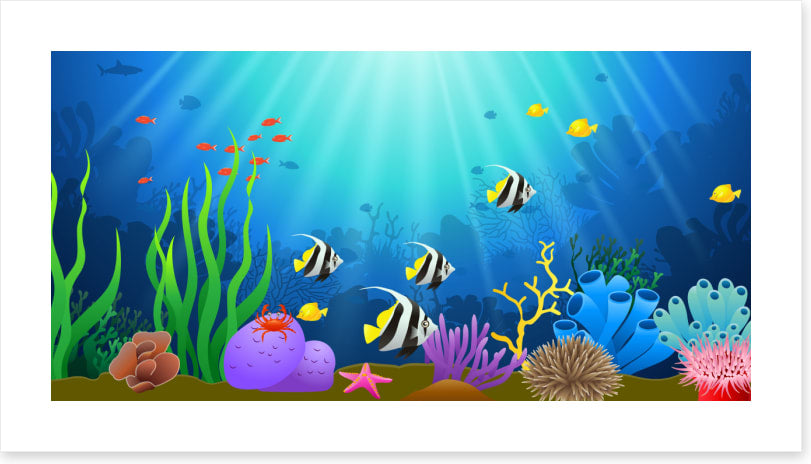 Butterfly fish reef (Custom)