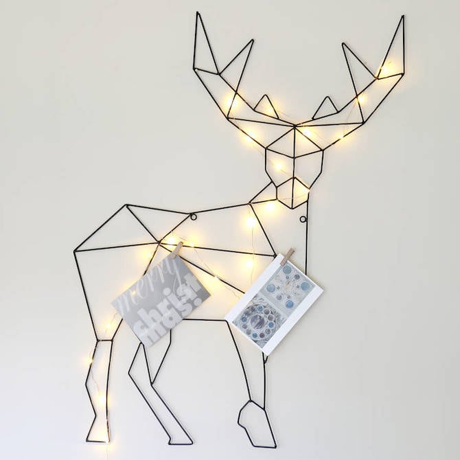 Homemade Christmas Decorations - Reindeer Card Holder