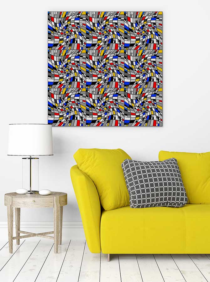 Kinetic Art - Mondrian