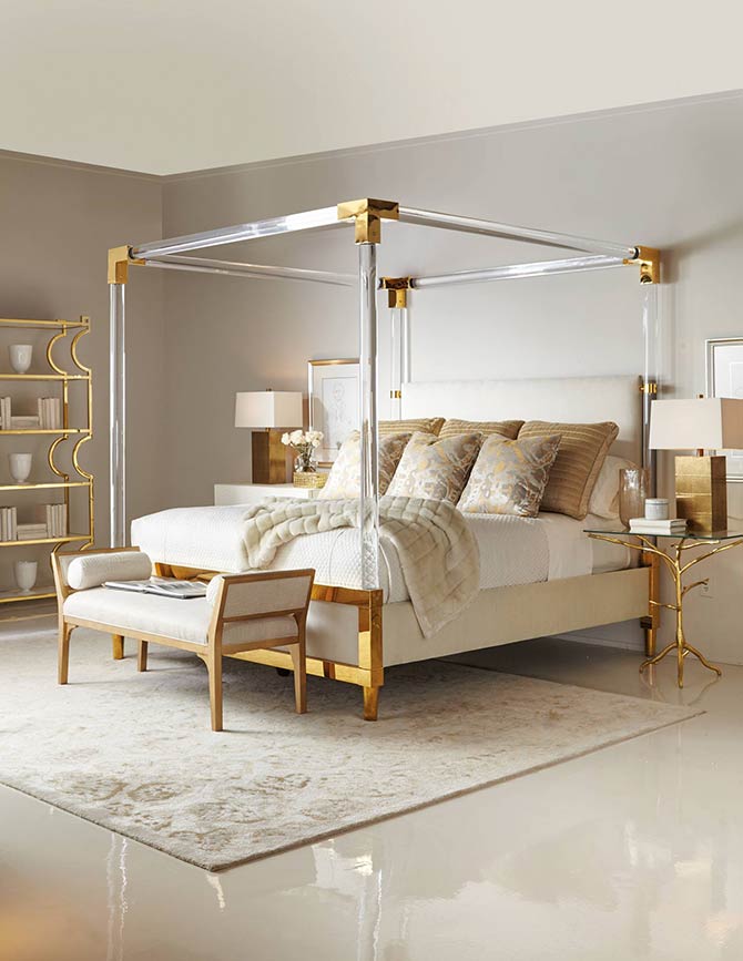 master bedroom bling canopy bed