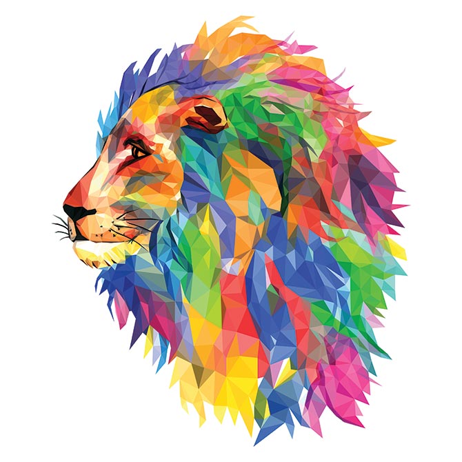 lion contemporary art