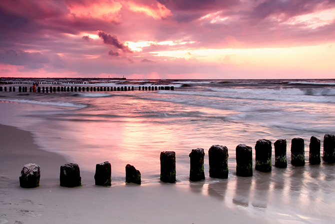 sunset photography on the beach