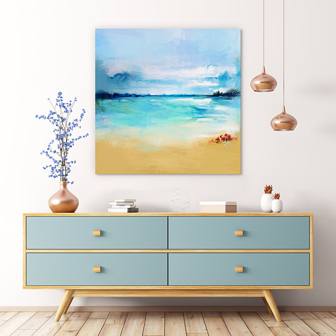 warm beach paintings