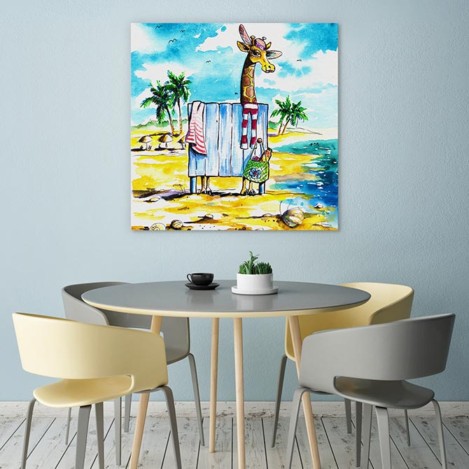 kids beach paintings