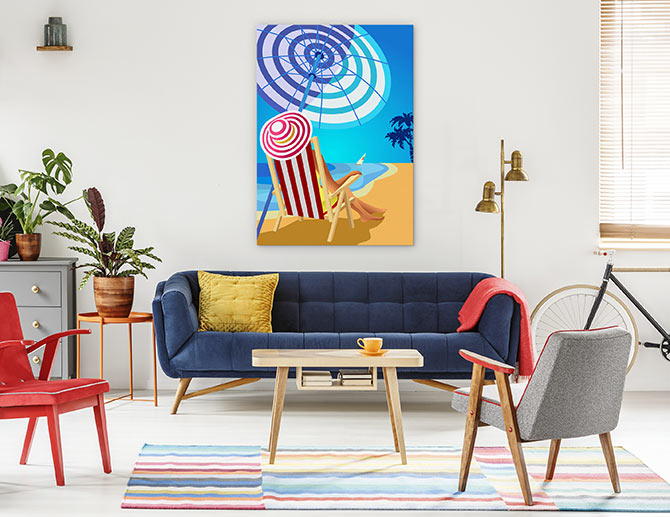 beach paintings for living room