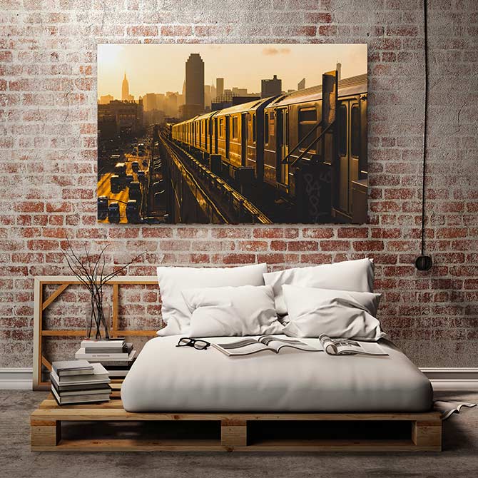 industrial interior design in the bedroom