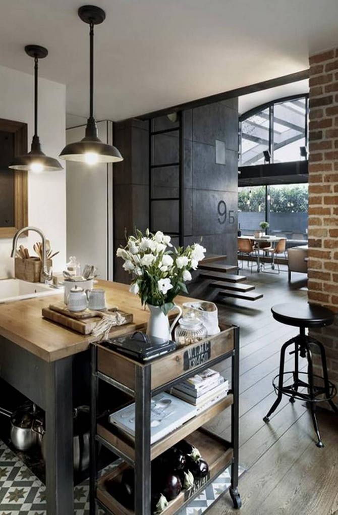 industrial interior design for homes