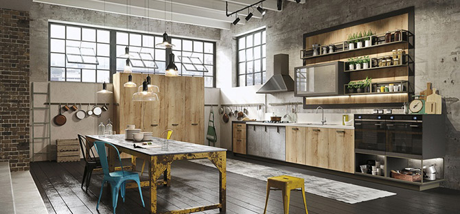 what is industrial interior design