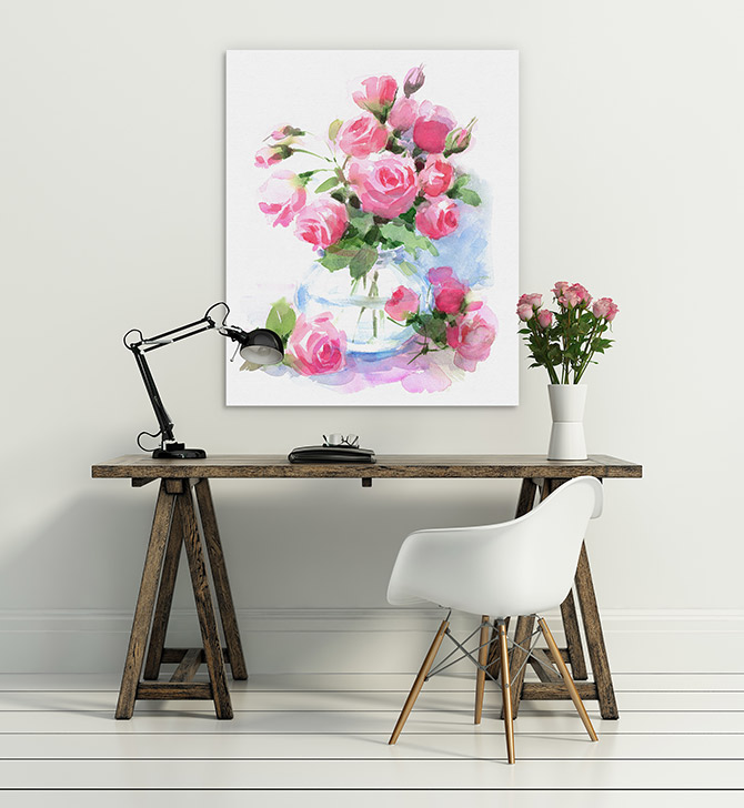 floral watercolour art