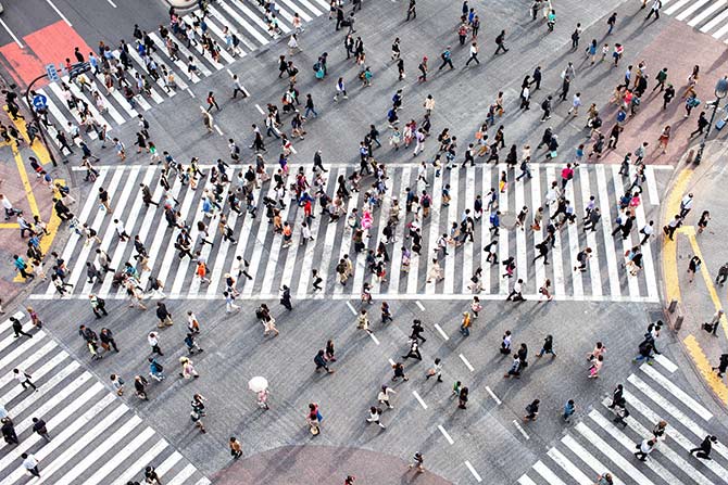 drone photography of japan