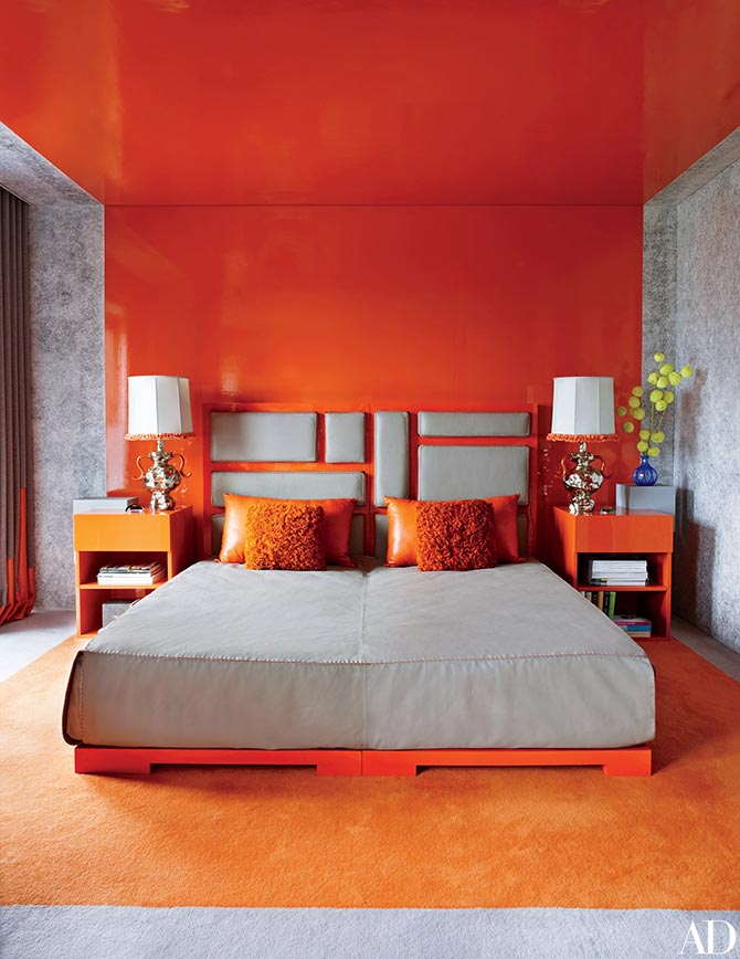 orange decor and design