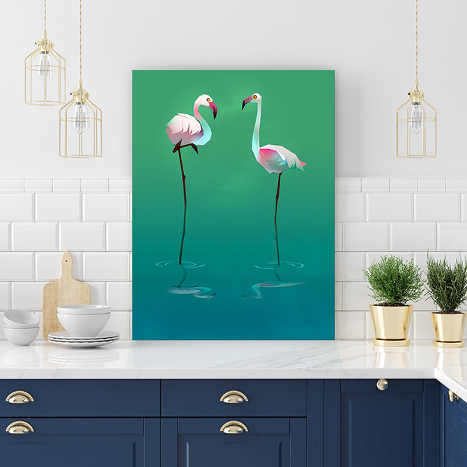 funky bird paintings