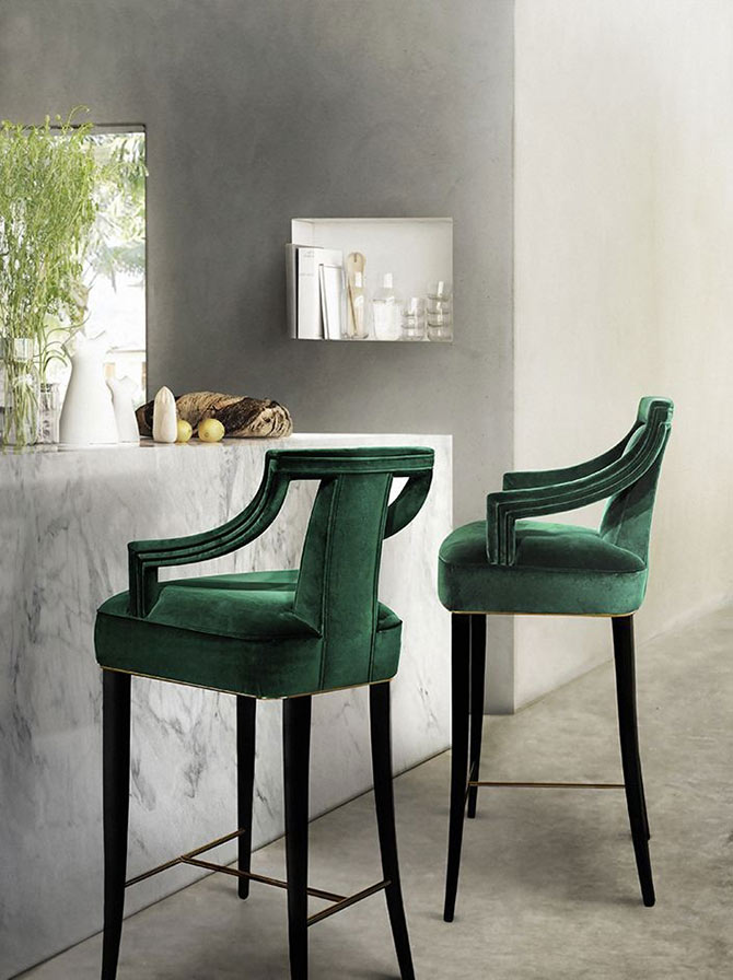 velvet stools for home decor