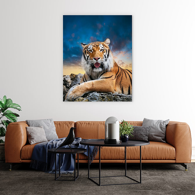 wildlife art of tigers