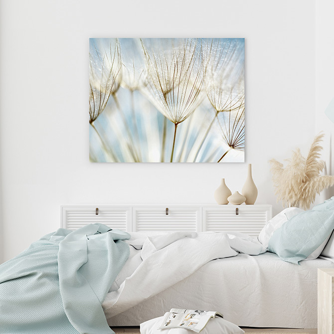 white bedroom wall decor