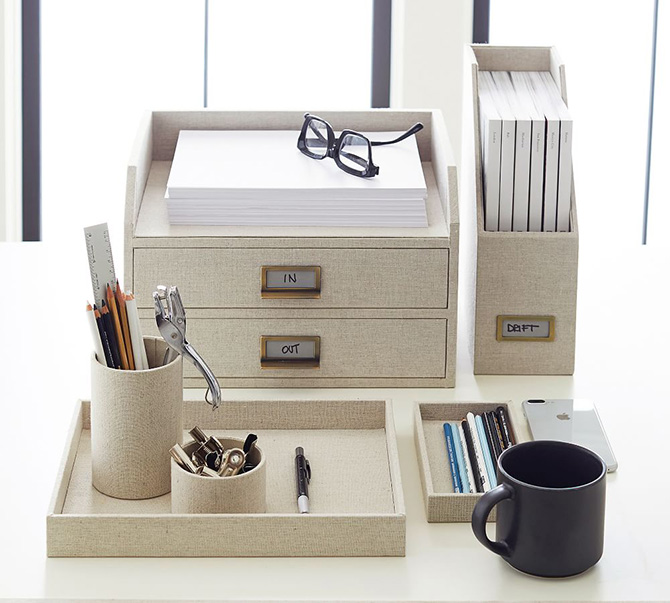 office stationery organising