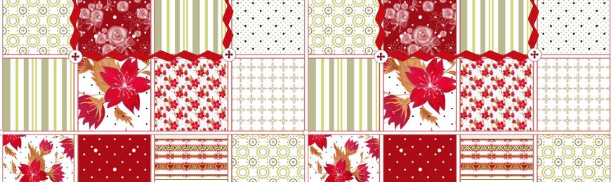 Patchwork Patterns by Wall Art Prints