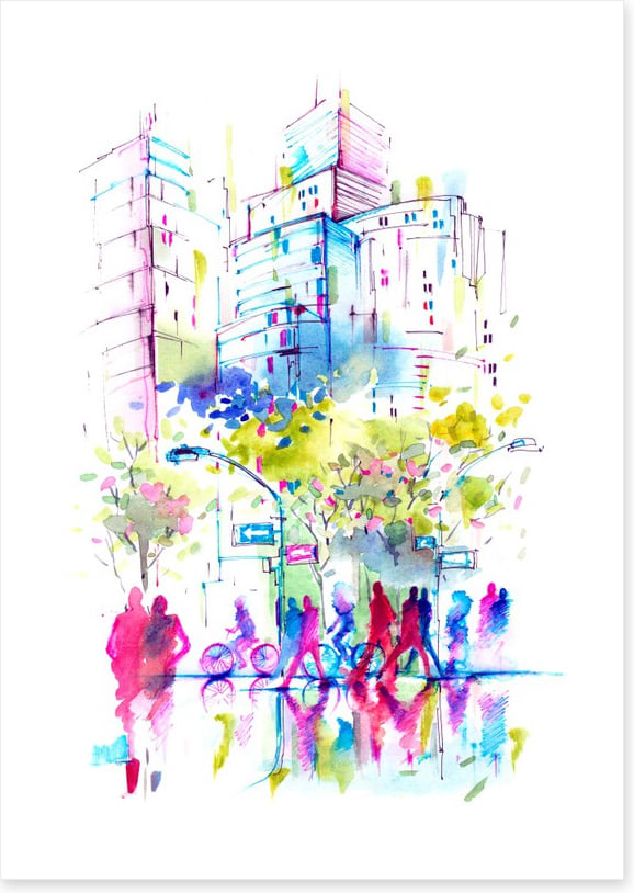 Spring in the city