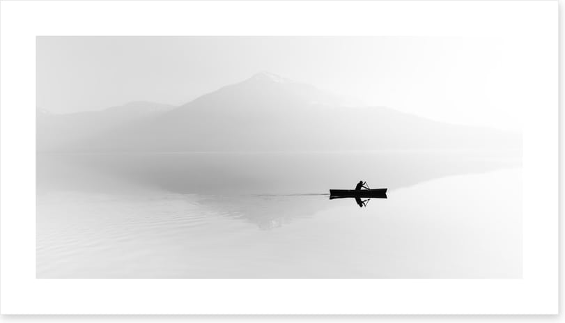 Solitary silhouette