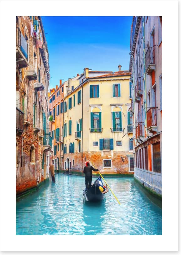 Gondola on the canal
