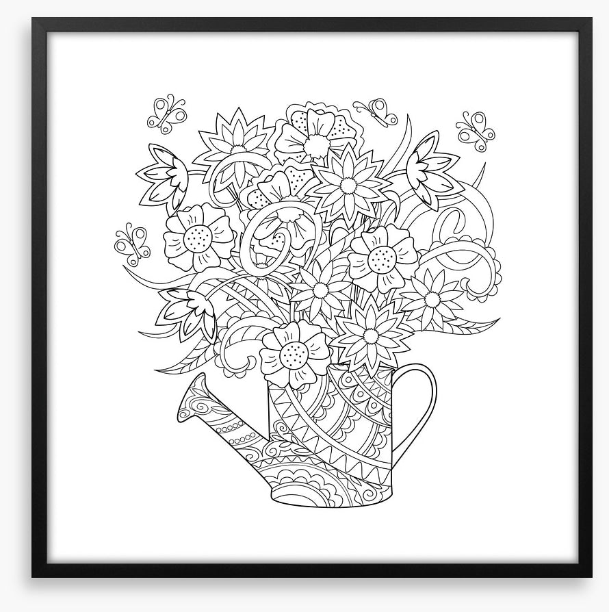 Colour me watering can