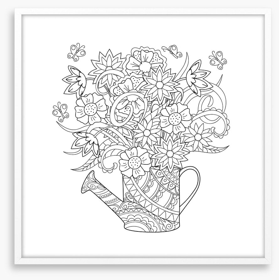 Colour me watering can