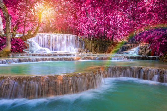 Tat Kuang Si rainbow