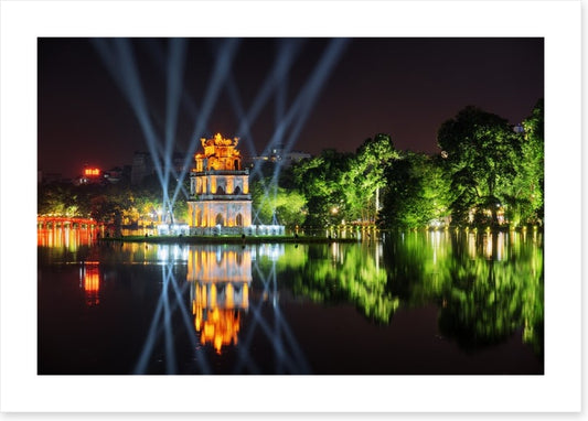 Turtle Tower reflections, Hanoi