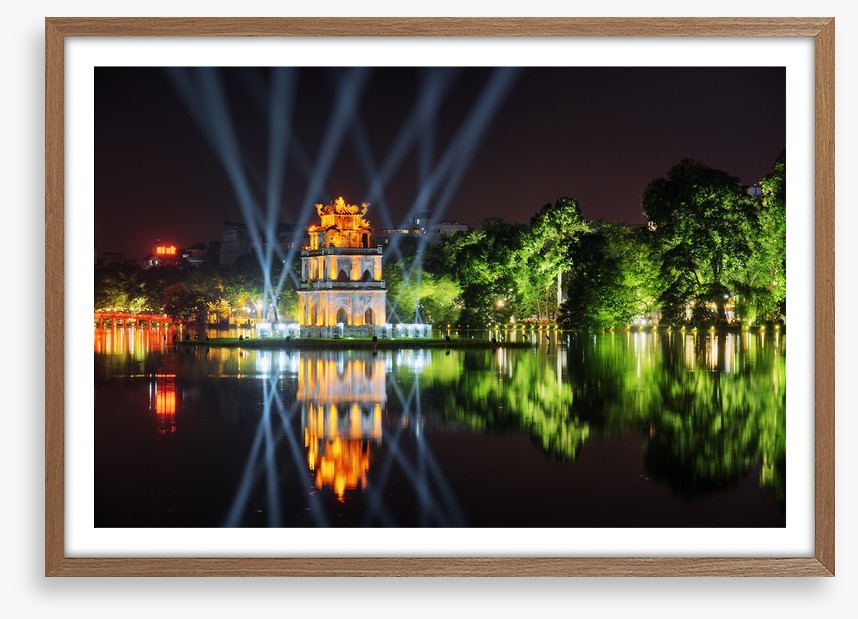 Turtle Tower reflections, Hanoi