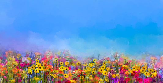 Cornflower sky