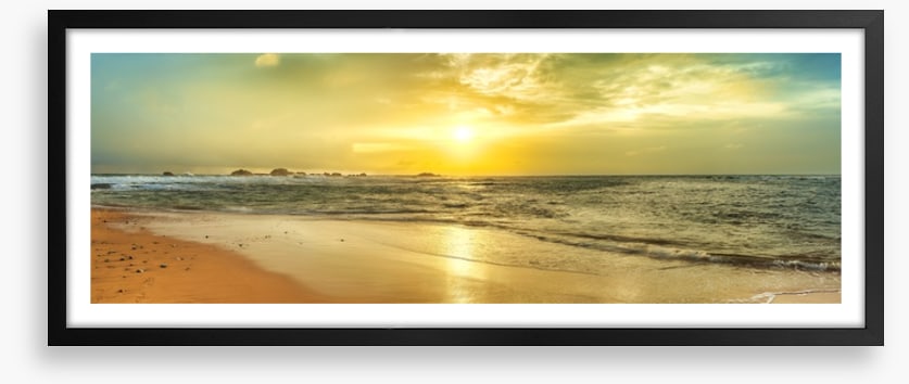 Golden tide panorama
