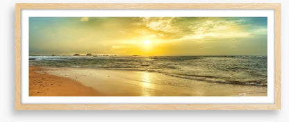 Golden tide panorama