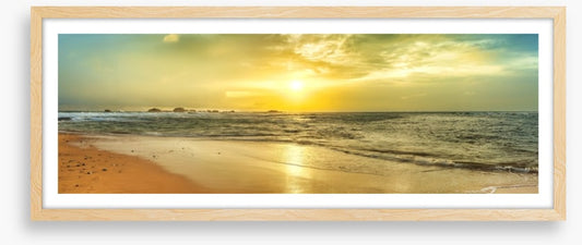 Golden tide panorama