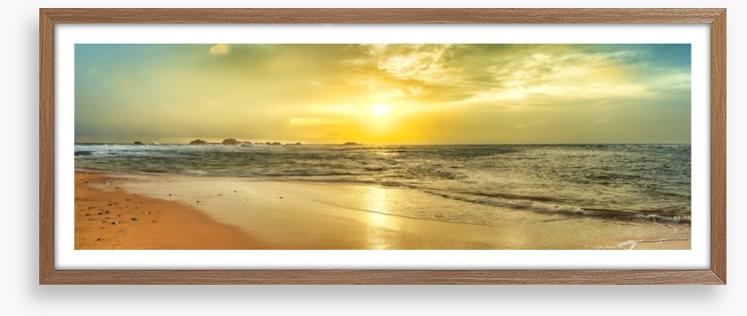 Golden tide panorama
