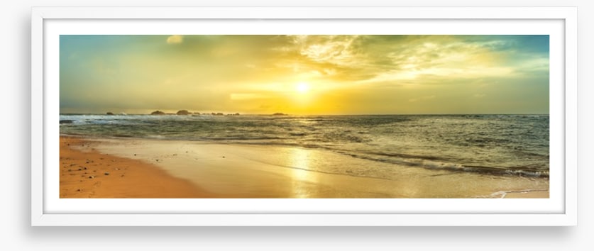 Golden tide panorama