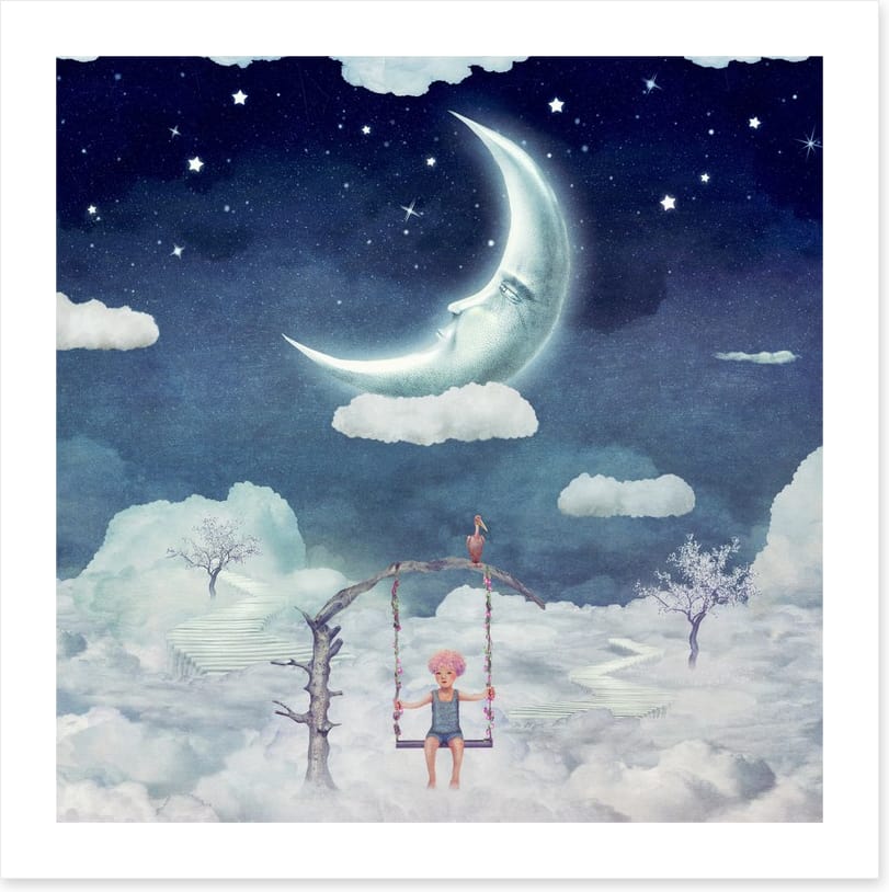 Hanging with the moon
