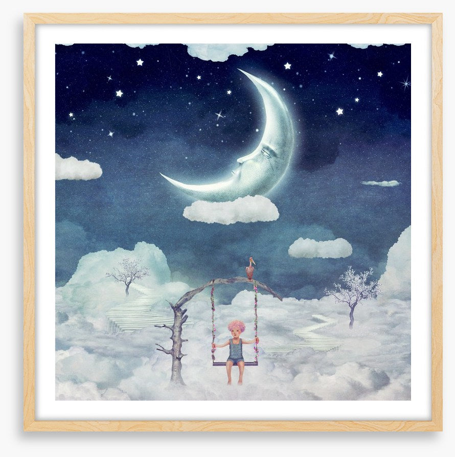 Hanging with the moon
