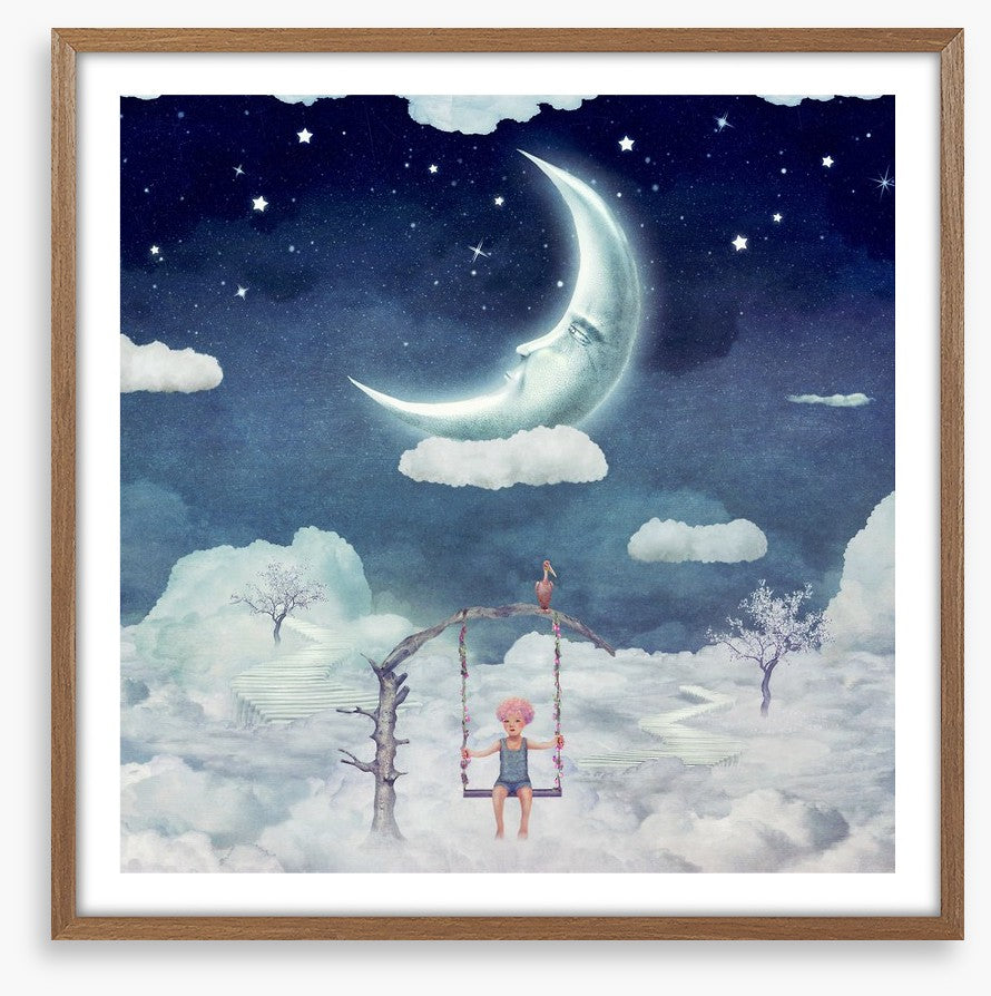 Hanging with the moon