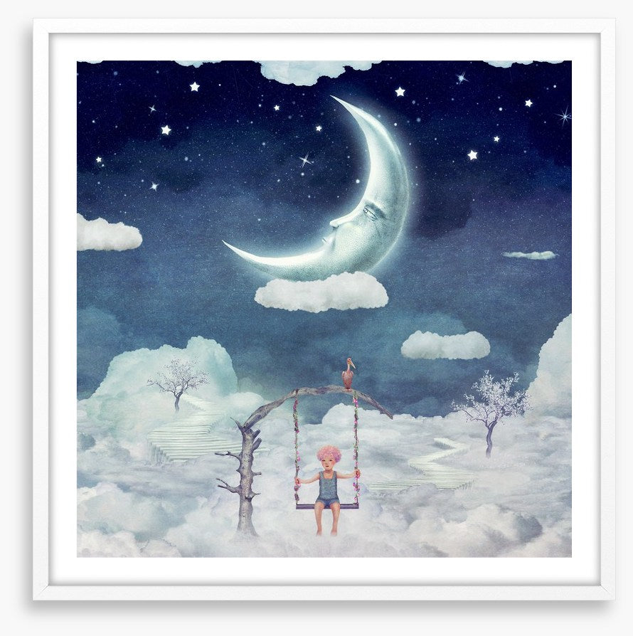Hanging with the moon