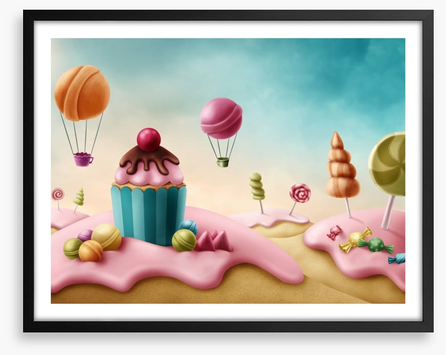 Candyland cupcake