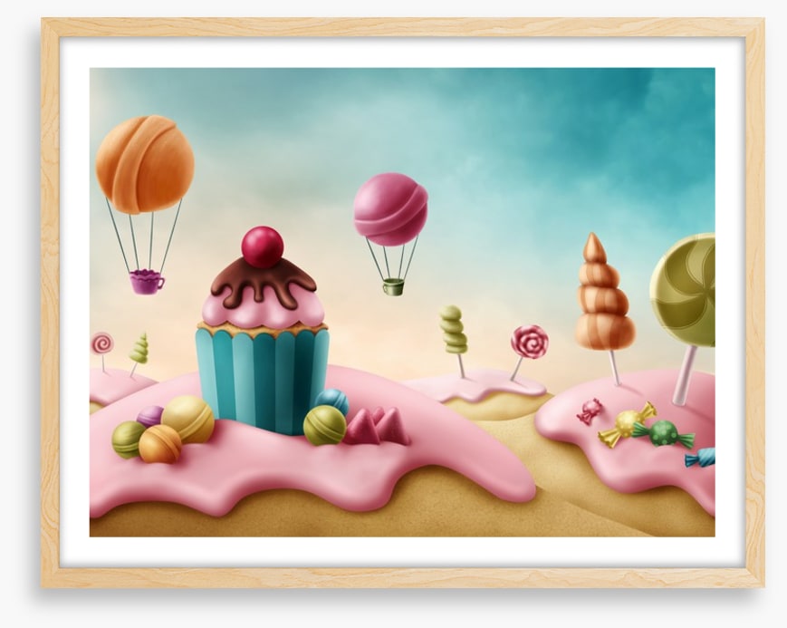 Candyland cupcake