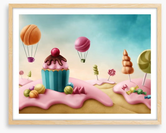 Candyland cupcake
