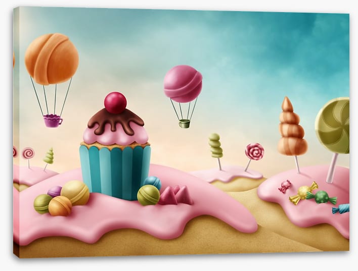 Candyland cupcake